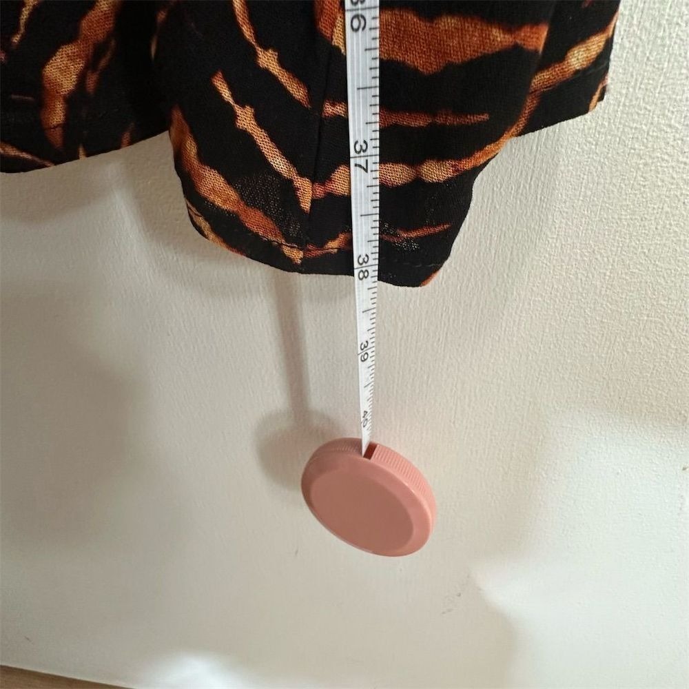 NWT New Look‎ Women's 3X Brown Animal Print Button-Up Dress Y2K Grunge Indie - Picture 10 of 11